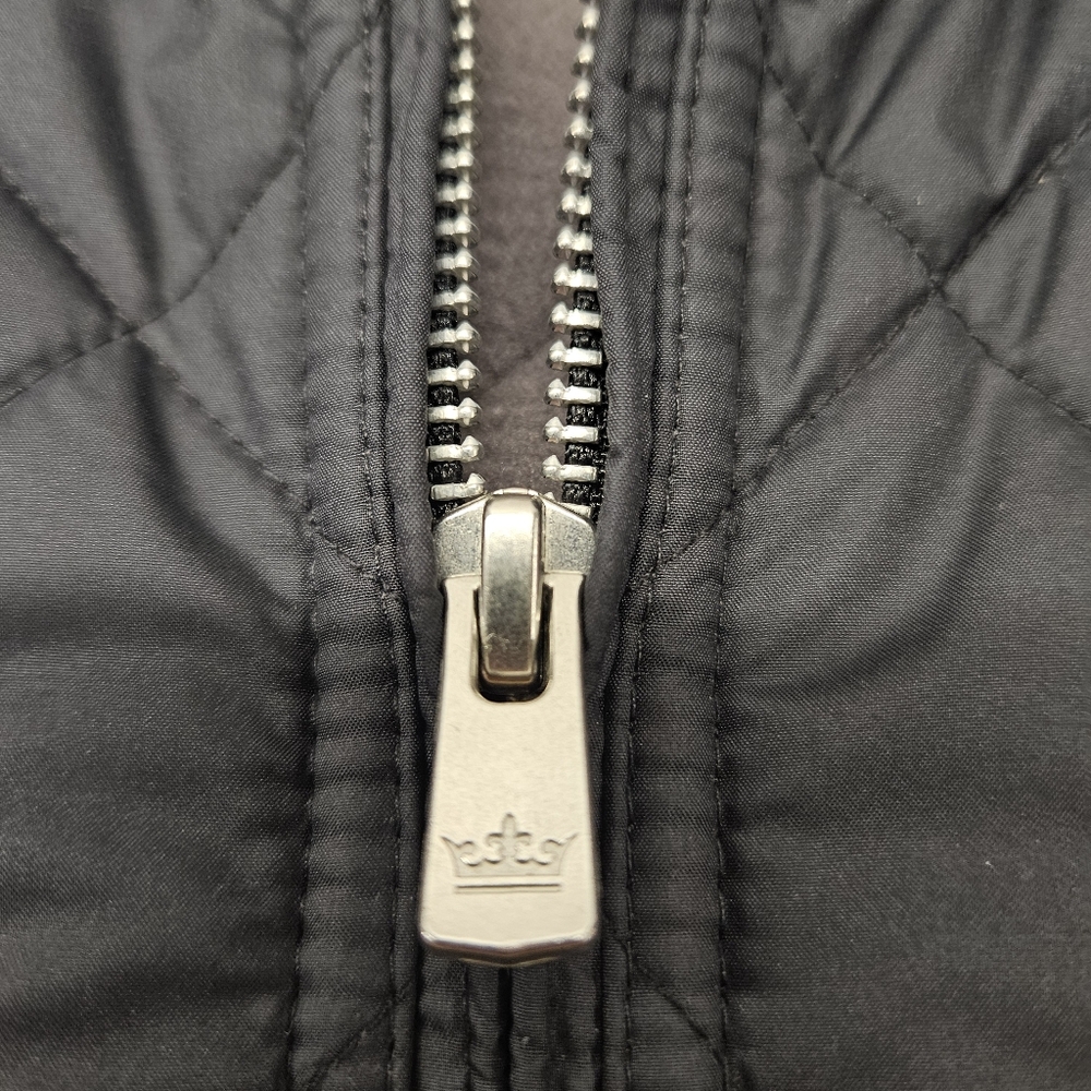 NWOT Peter Millar Men's Large Gray Suffolk Quilted Dual Zipper Jacket MF14Z12 - Picture 4 of 11
